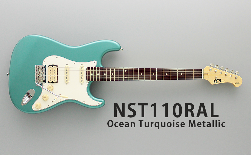 フジゲン FGN NST12RAL P90ストラト 改造品 - エレキギター